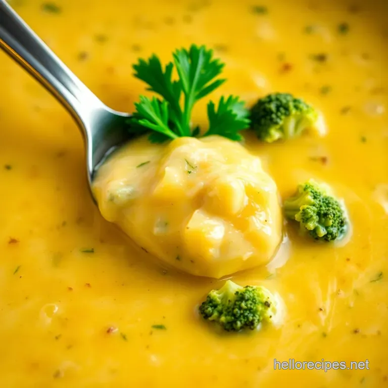 Creamy Dreamy Broccoli Cheese Soup