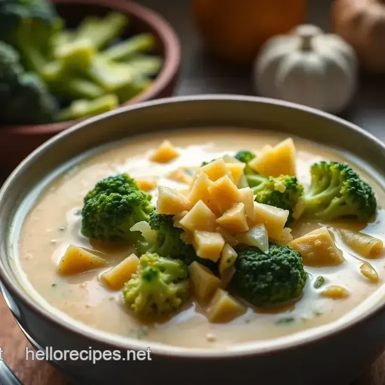 Creamy Dreamy Broccoli Soup (with a Hint of Cheddar Cheer)