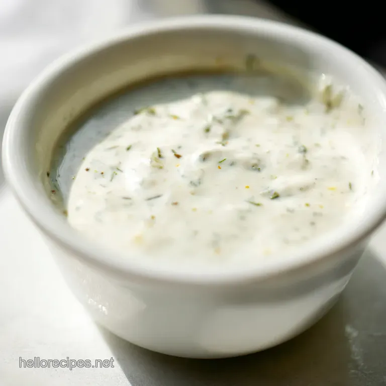 Creamy Dreamy Homemade Ranch Sauce