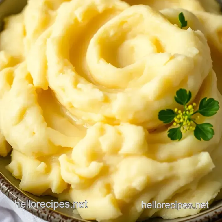 Creamy Dreamy Mashed Potatoes presentation