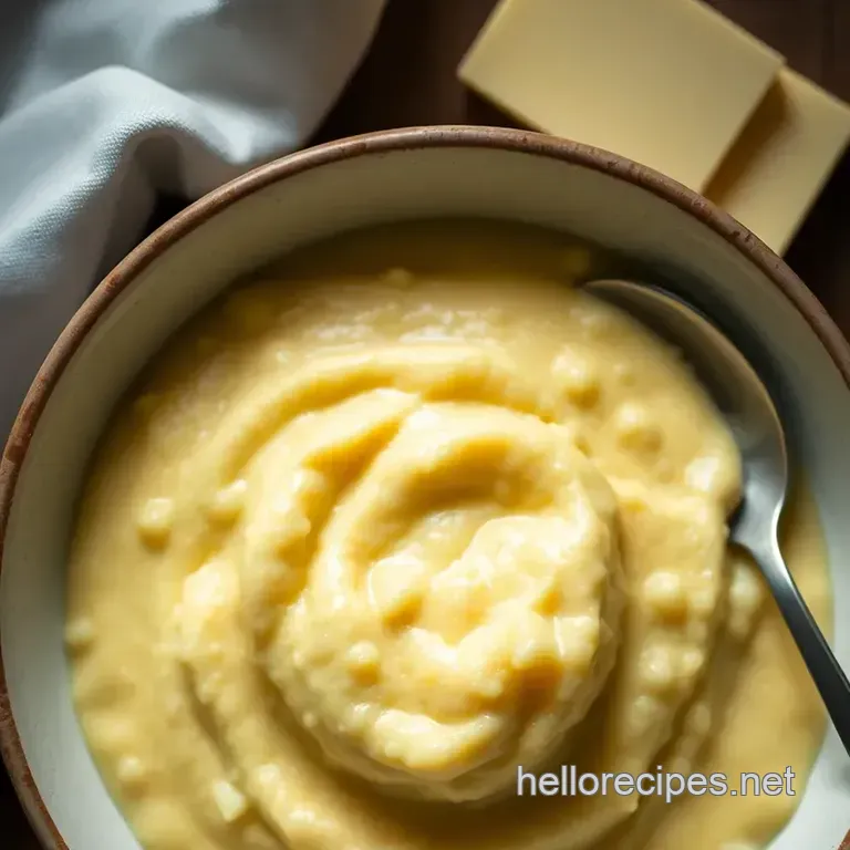 Creamy Dreamy Polenta presentation