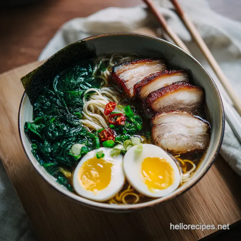 Creamy Dreamy Tonkotsu Ramen