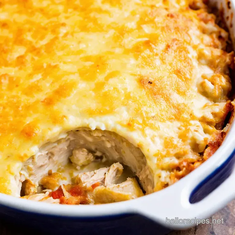 Creamy Dreamy White Chicken Enchilada Casserole