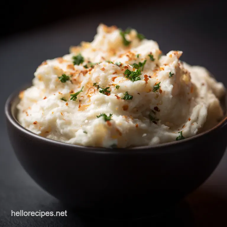 Creamy Garlic and Herb Duchess Potatoes