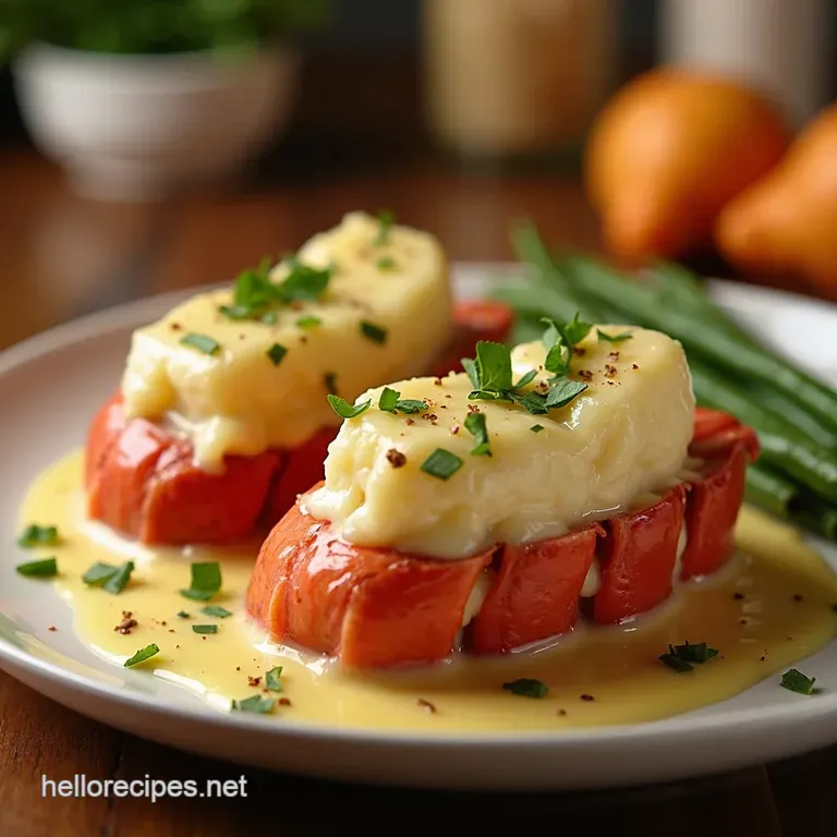 Creamy Garlic Butter Lobster Tails an Easy Dinner Win presentation