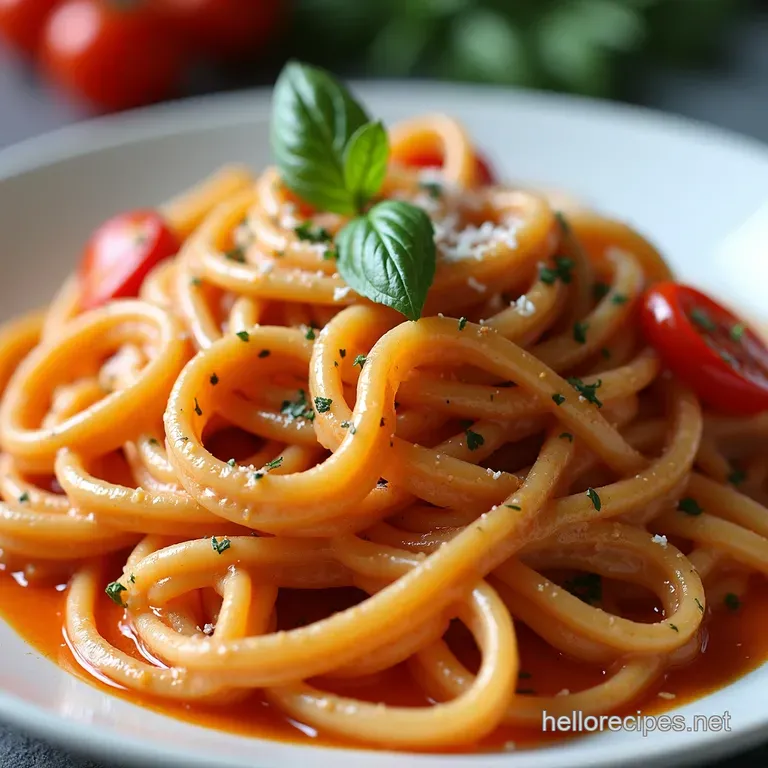 Creamy Garlic Tomato Pasta Ready in Under 30 Minutes