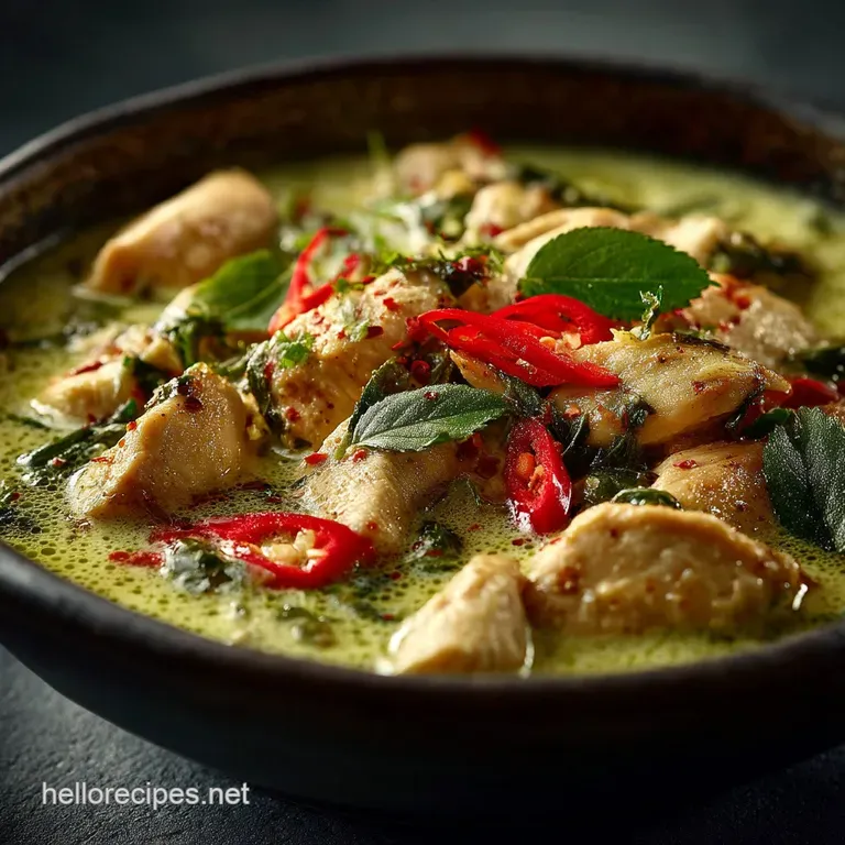 Quick Creamy Green Thai Chicken Curry Recipe 40 Mins