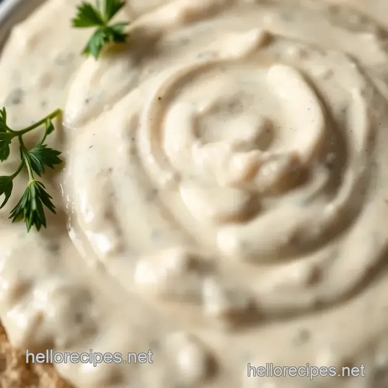 Creamy Homemade Gyro Sauce: A Taste of the Mediterranean presentation