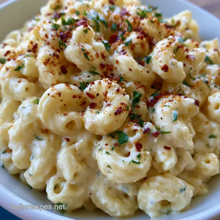 Creamy Macaroni Salad Side: Velvety and Crisp