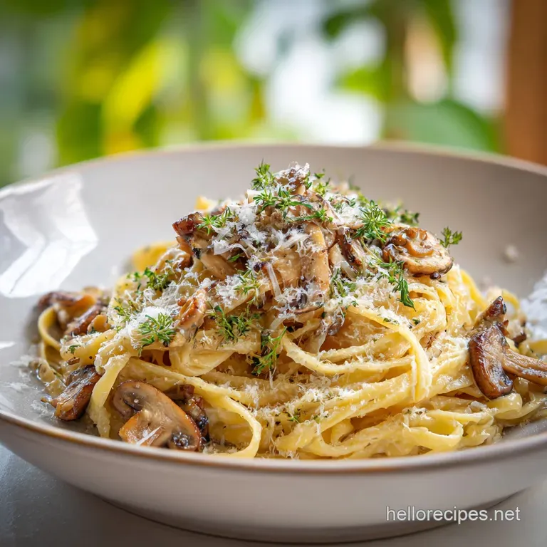 Creamy Mushroom Pasta: Silky & Earthy