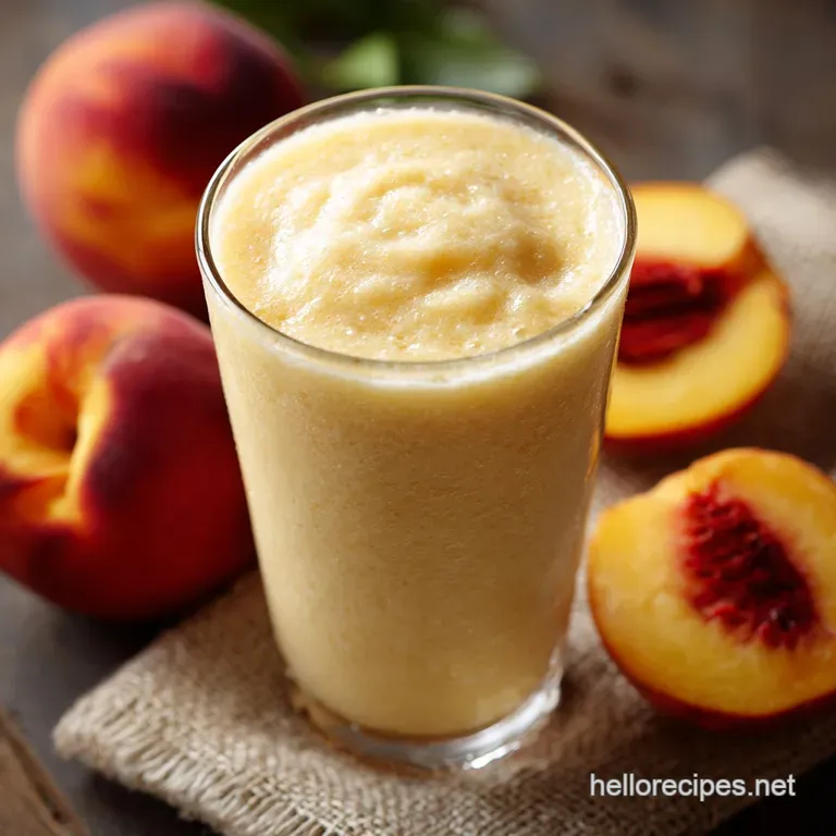 Peach Smoothie Recipe: The Ultimate Creamy Summer Fruit Drink