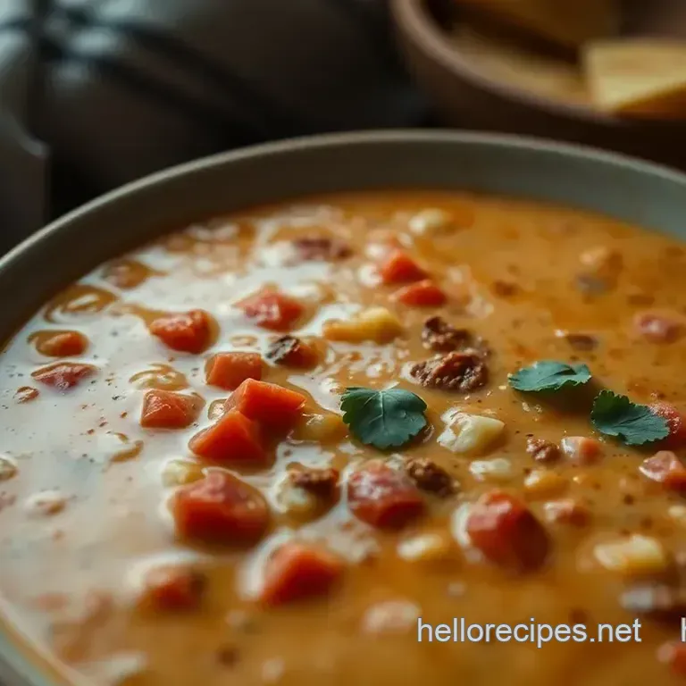 Easy & Delicious Creamy Tortilla Soup with a Crunchy Twist