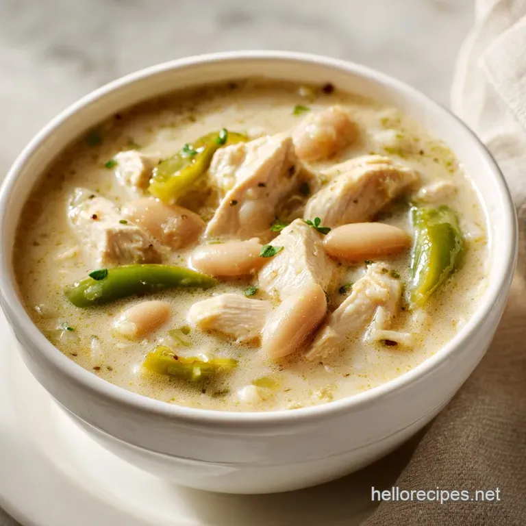 White Chicken Chili: Creamy and Velvety