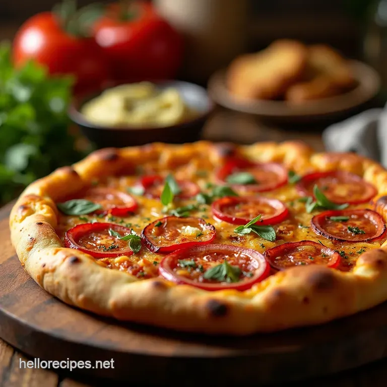 The Crisp and Smoky Flammkuchen Traditional Alsatian Flatbread presentation