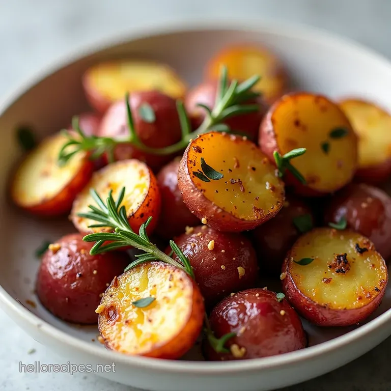 The Ultimate Crispy Garlic Rosemary Roasted Red Potatoes