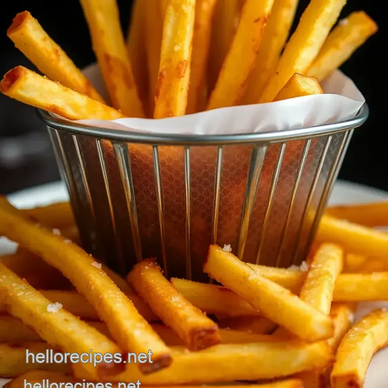 Crispy Golden Homemade Fries: Your Classic Comfort Snack presentation