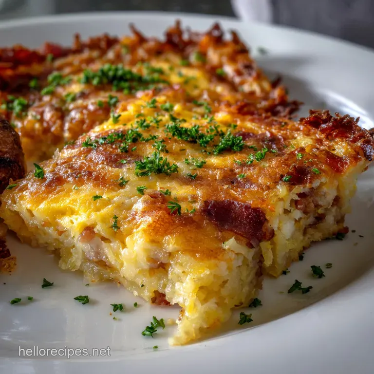Egg Casserole Hashbrowns: The Crispy Brunch Bake