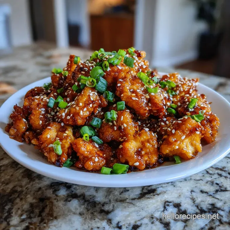 Honey Garlic Chicken: Crisp Glaze
