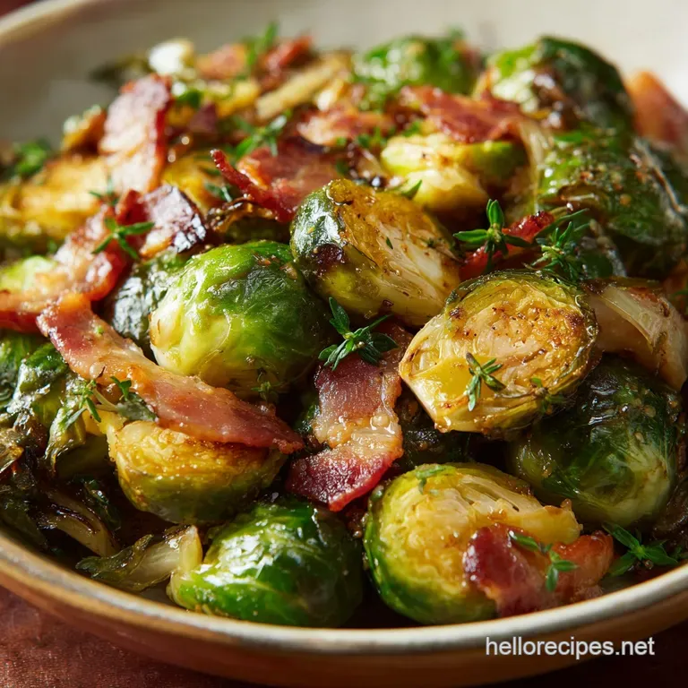 Thanksgiving Side Dishes: Crispy Maple-Bacon Brussels Sprouts to Impress