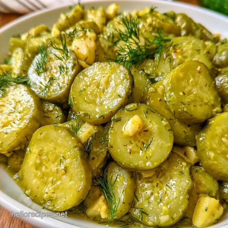 Crispy Refrigerator Dill Pickles