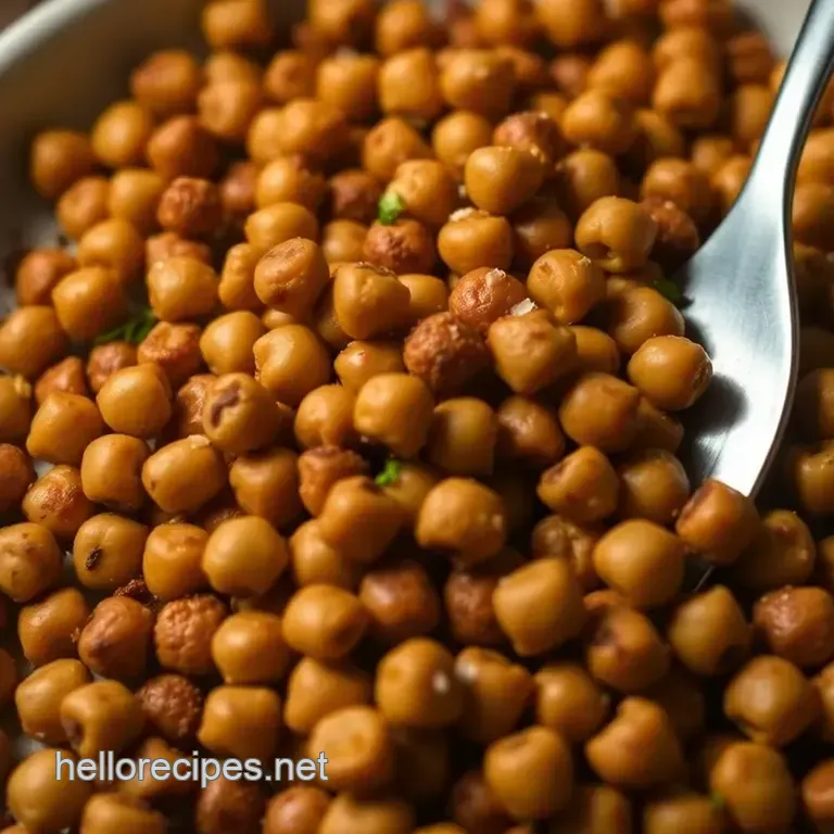 Crispy Roasted Chickpeas: a Crunchy Snack with Loads of Flavor! presentation