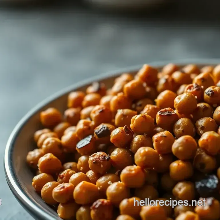 Crispy Roasted Chickpeas: A Crunchy Snack with Loads of Flavor!
