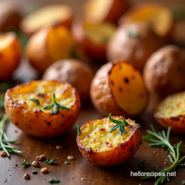 The Ultimate Crispy Roast Red Potatoes Simple Seasoned and Stunningly Good presentation
