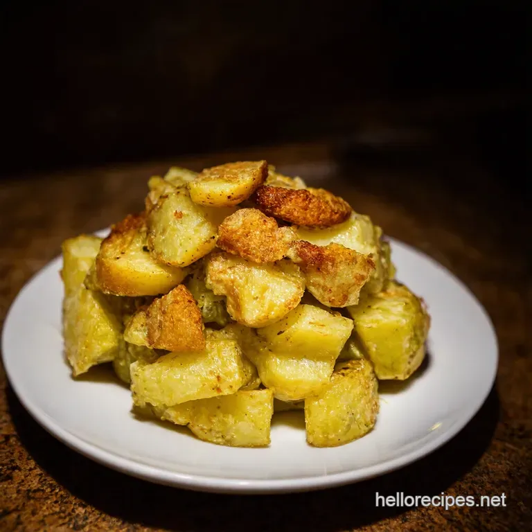 Crispy Smashed Potato Salad the Ultimate Roastie Remix presentation