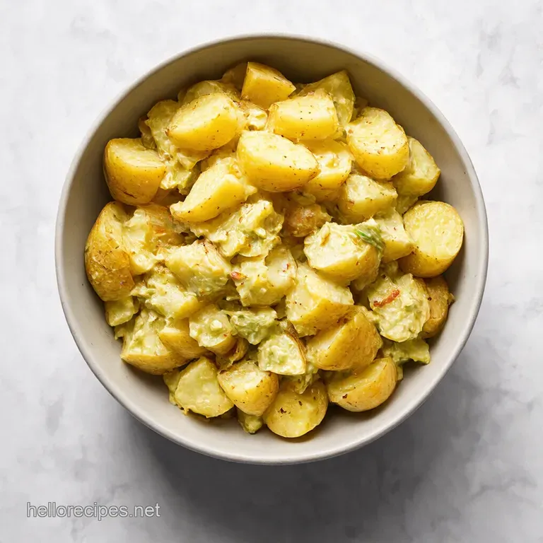 Crispy Smashed Potato Salad