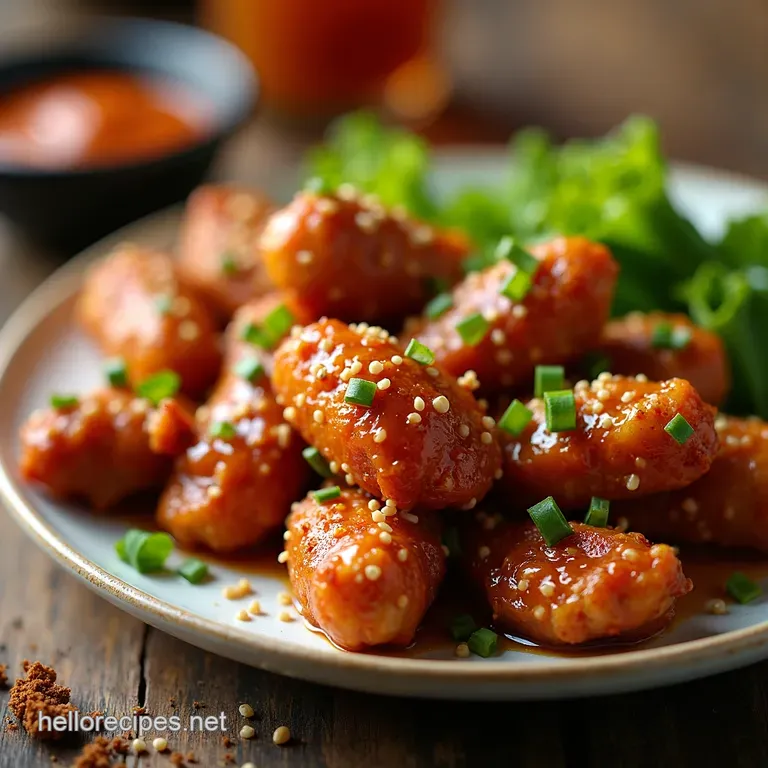 Crispy Sticky Sesame Chicken The Ultimate Fakeaway Feast presentation
