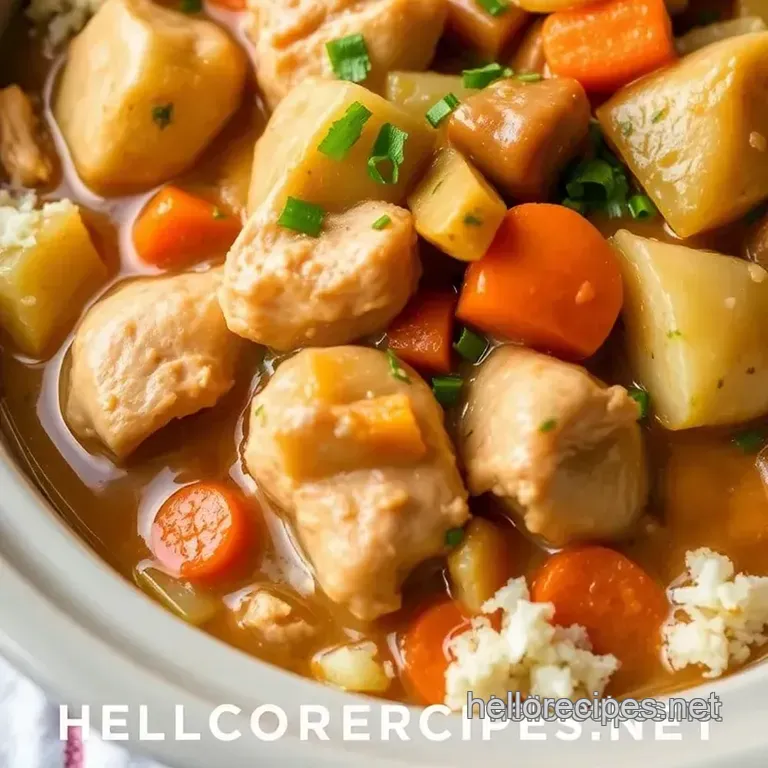 Hearty Crock Pot Chicken Stew: A Cozy Comfort Food Classic presentation