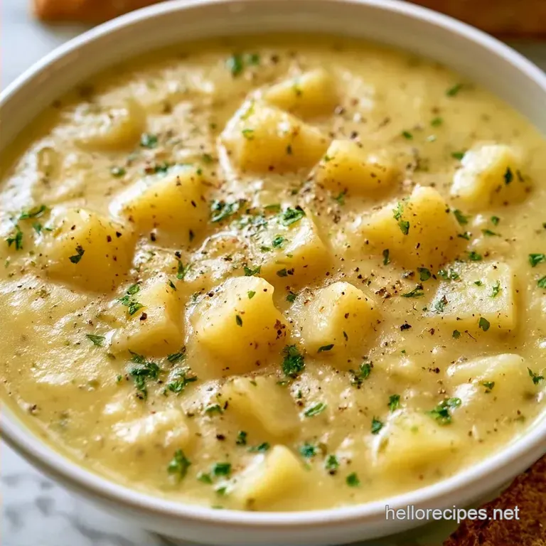 Crockpot Potato Soup with Smoky Bacon