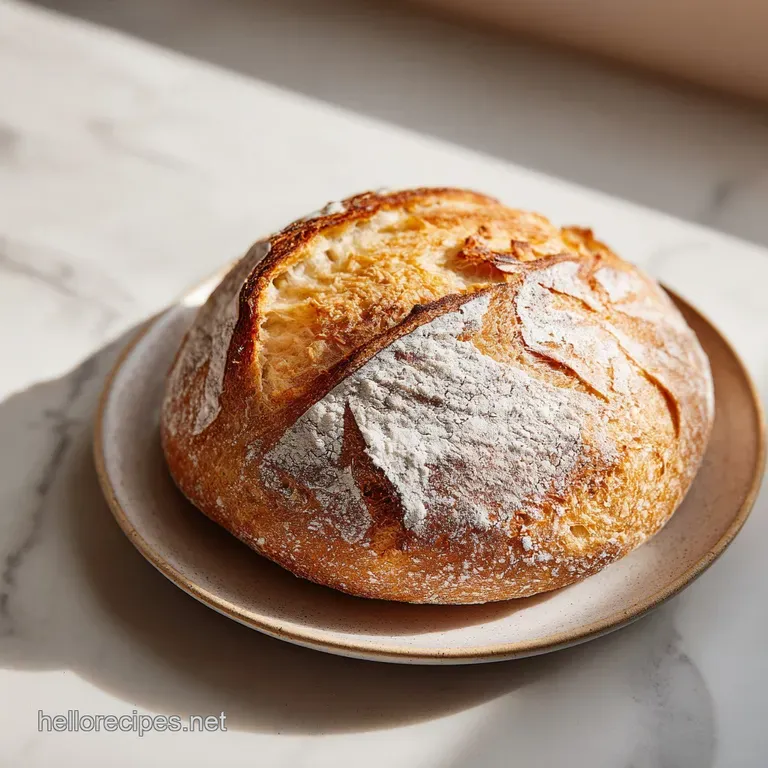 Crusty Italian bread slice with an airy, golden interior, ready to be served.