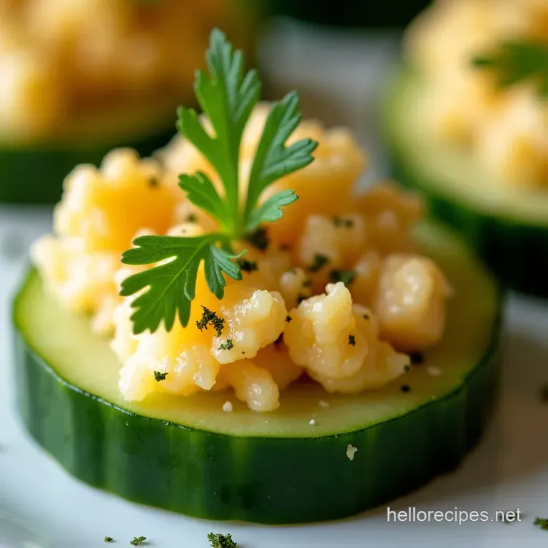 Cucumber Rounds with LemonDill Cashew Cream