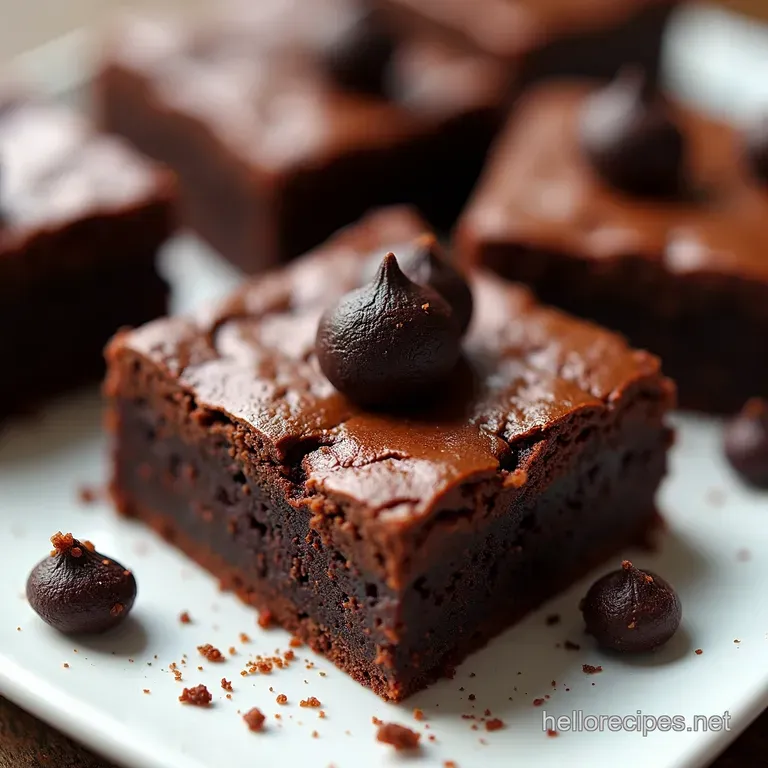 DeathbyChocolate Fudgy Brownies