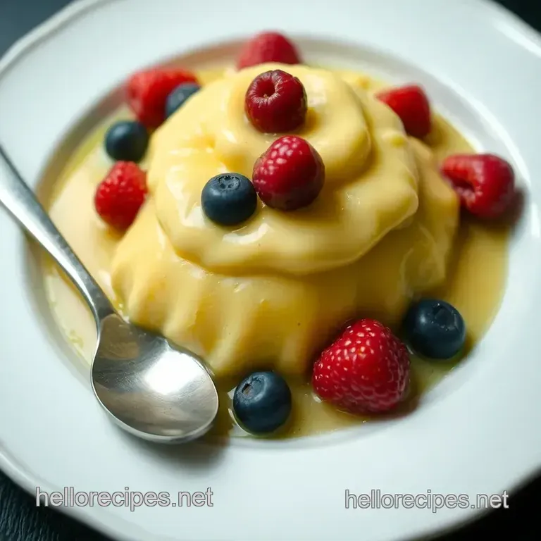 Delightfully Creamy to Zieke: a Traditional Flavored Pudding presentation