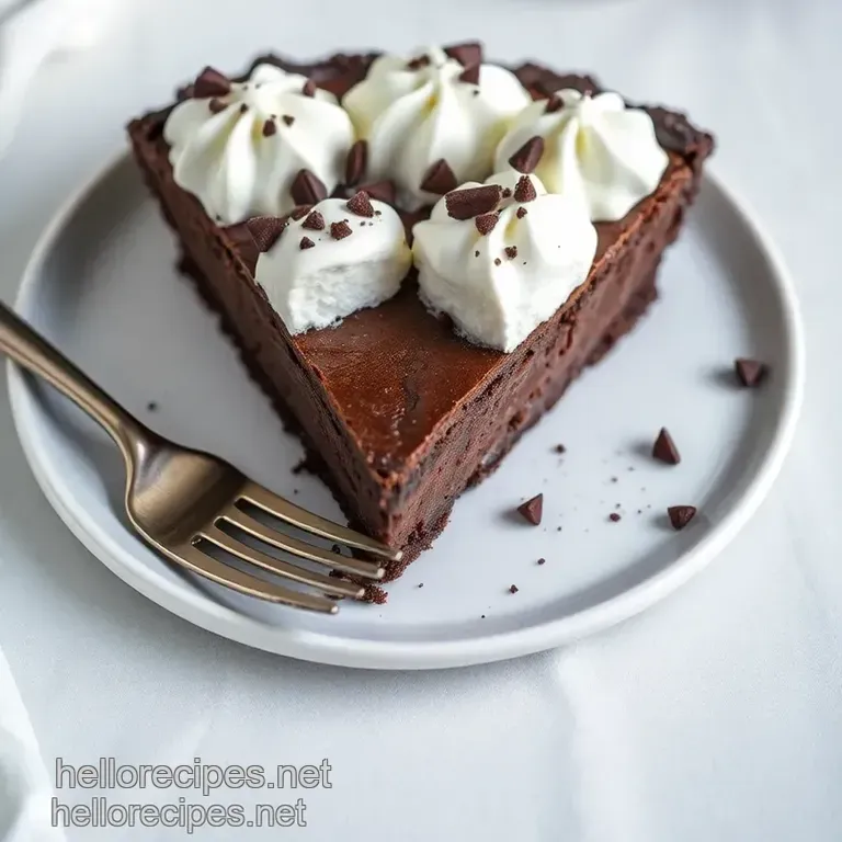 Double-Dark Chocolate Dream Pie presentation