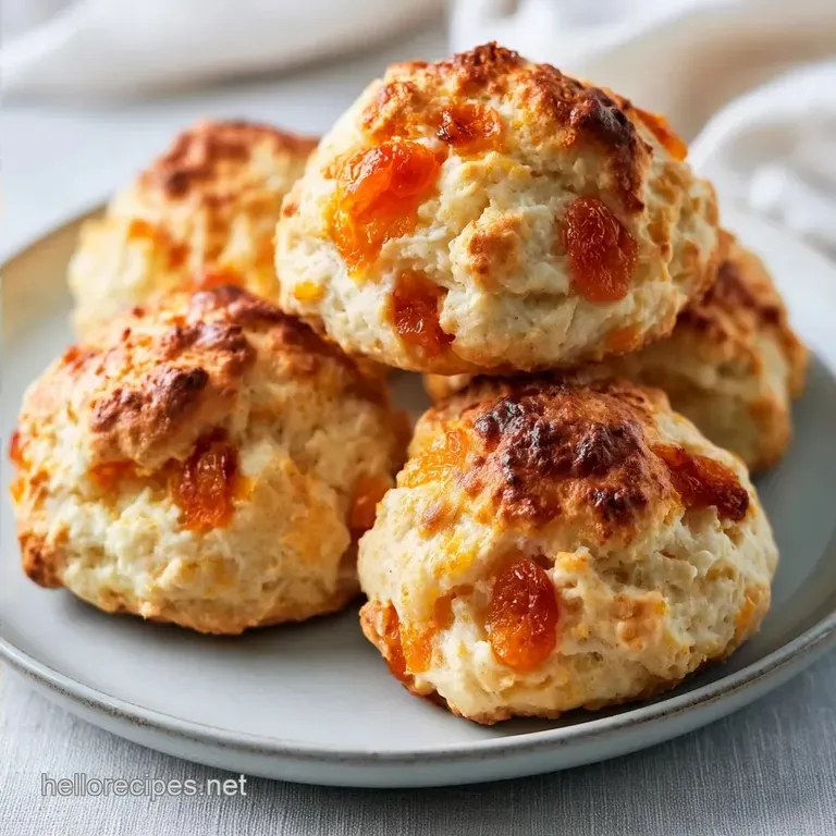 Dried Apricot Buttermilk Scones: Golden and Tangy