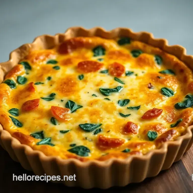 Easily Elegant Spinach Quiche