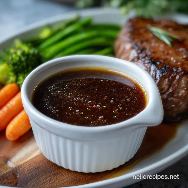 Au Jus: Classic 15-Minute Rich Beef Dipping Sauce