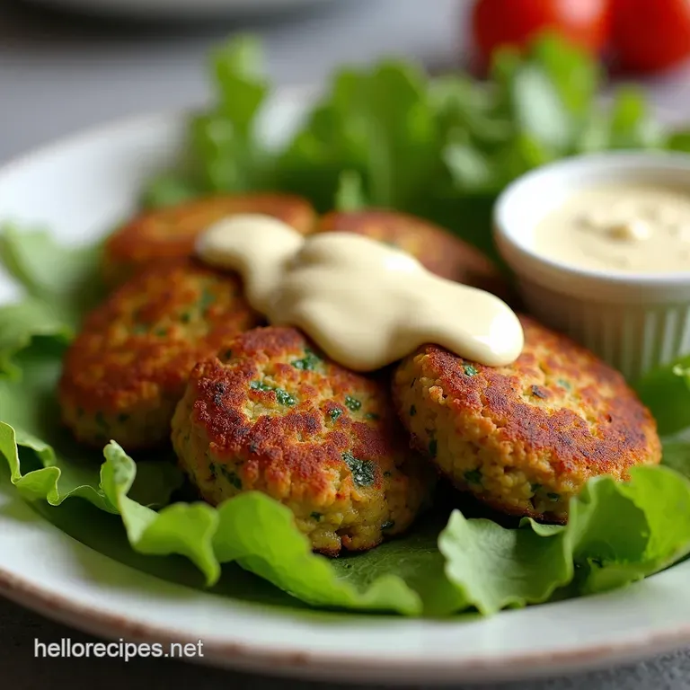 Easy Baked Falafel with Dreamy Tahini Sauce
