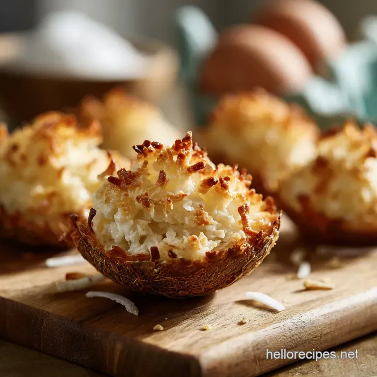 Coconut Macaroon Nests: the Easiest Springtime Dessert presentation