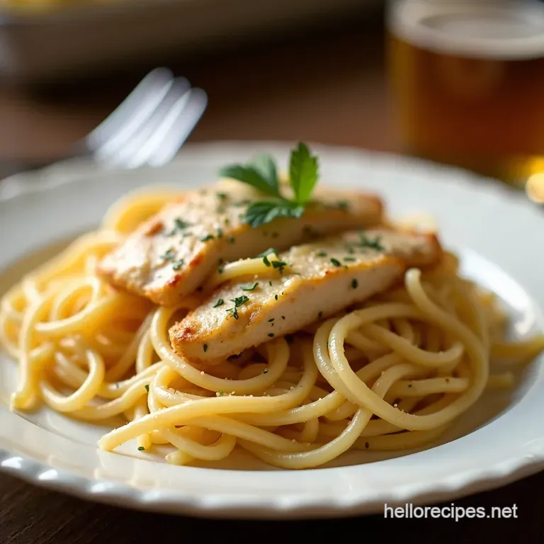 Easy Chicken Tetrazzini