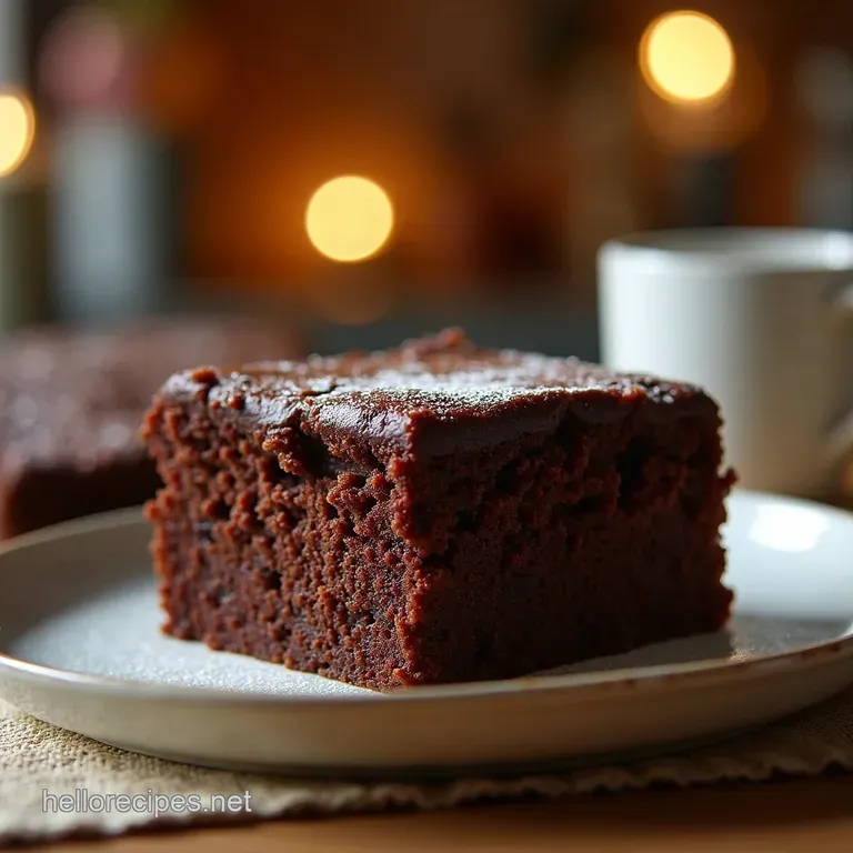 The Weeknight Wonder Seriously Easy Deeply Chocolate Cake presentation