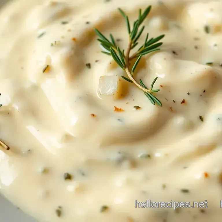 Creamy Garlic & Herb Delight: Easy Cream Sauce for Every Dish