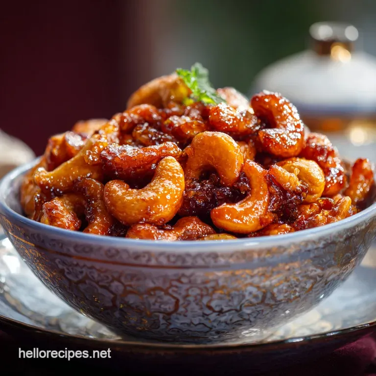 Candied Cashews Crunchy StickySweet Homemade Snack Mix