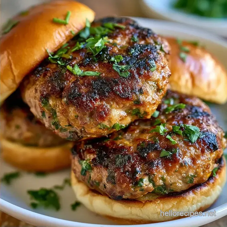 Easy Family Grilled Burgers with Worcestershire Sauce