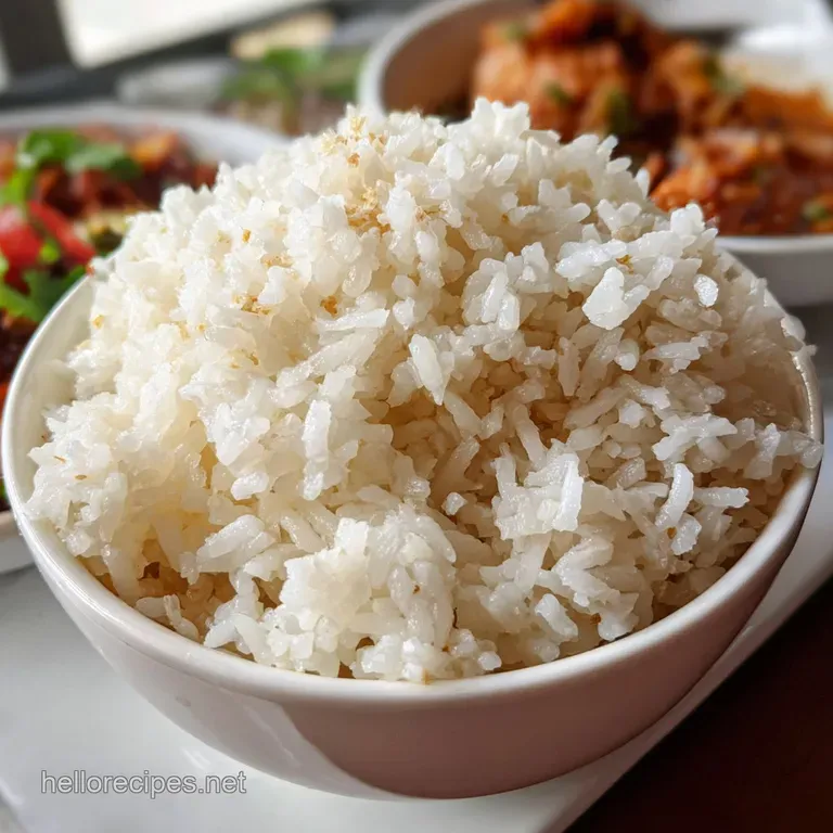 Coconut Rice: The Ultimate Creamy Stovetop Recipe