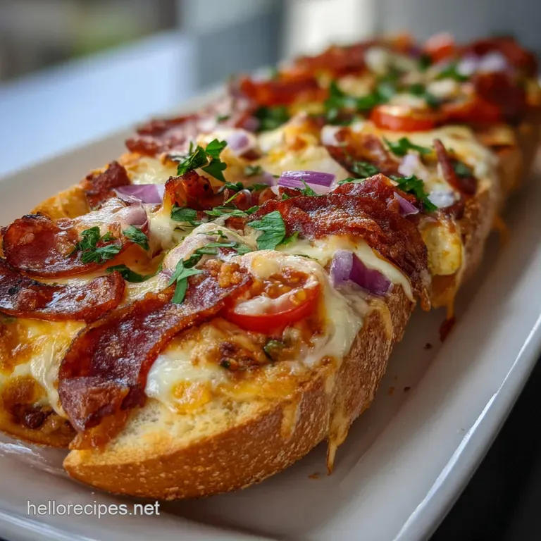 The Ultimate Easy French Baguette Pizza