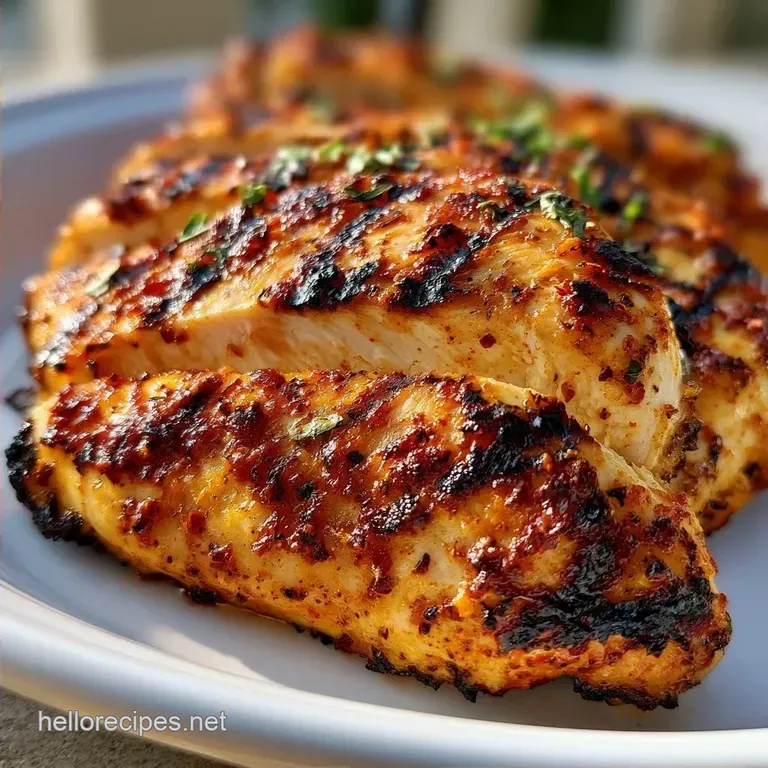 Easy Grilled Chicken Breast: Juicy and Zesty